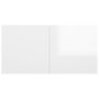 Voir la diapositive 5 : VIDAXL Meubles TV suspendus 2 pcs Blanc brillant 60x30x30 cm