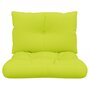 Voir la diapositive 5 : VIDAXL Coussins de palette lot de 2 vert vif tissu