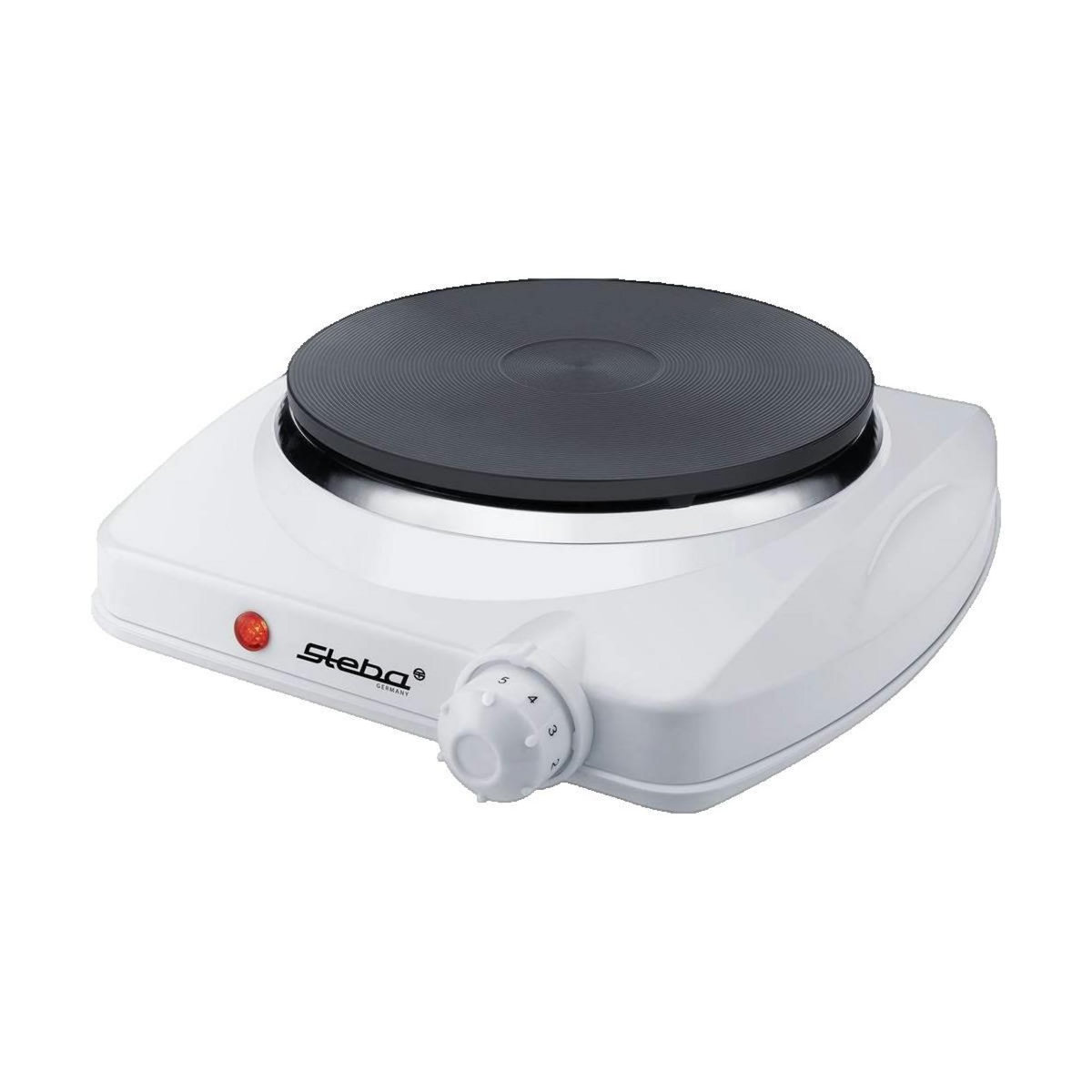 STEBA Plaque chauffante Steba Robuste, surface ø19 cm, thermostat réglable