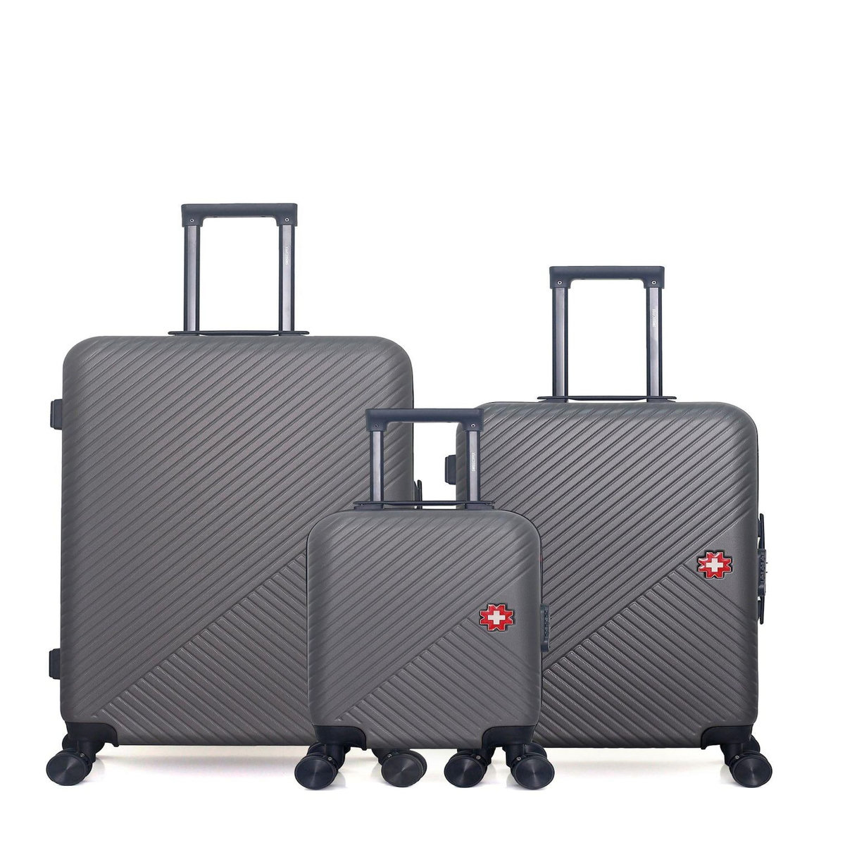 SWISS KOPPER SWISS KOPPER - LOT DE 3 - Valises grand format, weekend et cabine XXS SPIEZ