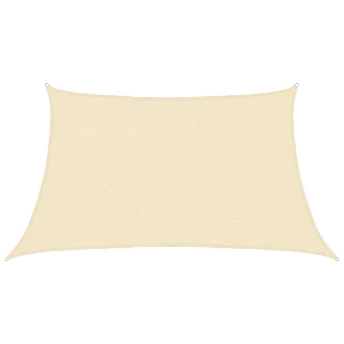 VIDAXL Voile d'ombrage 160 g/m^2 Creme 3/4x2 m PEHD
