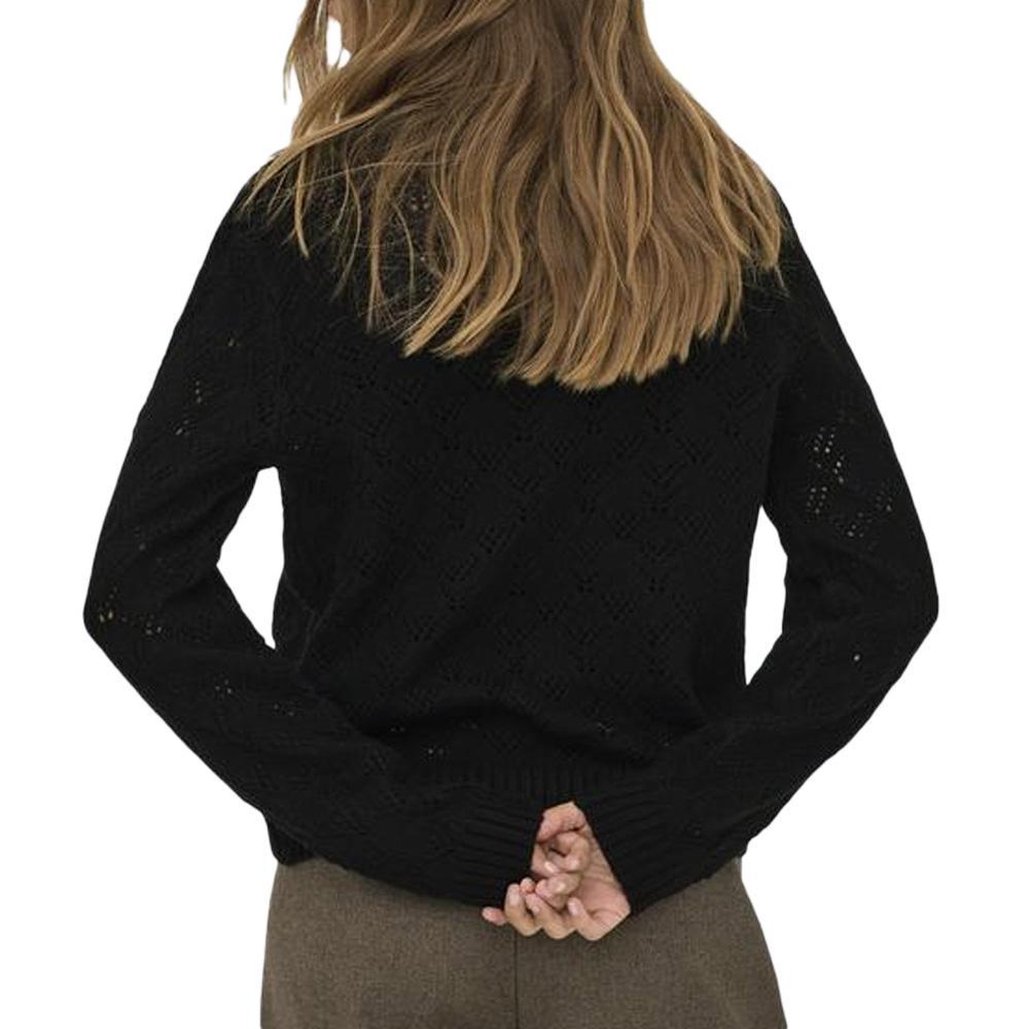 Voir la diapositive 2 : JACQUELINE DE YONG Pull Noir Femme JDY Amanda