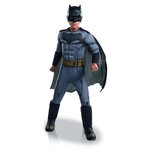 Rubie's Déguisement Justice League Luxe : Batman : Taille S - 3/4 ans (96 à 104 cm)