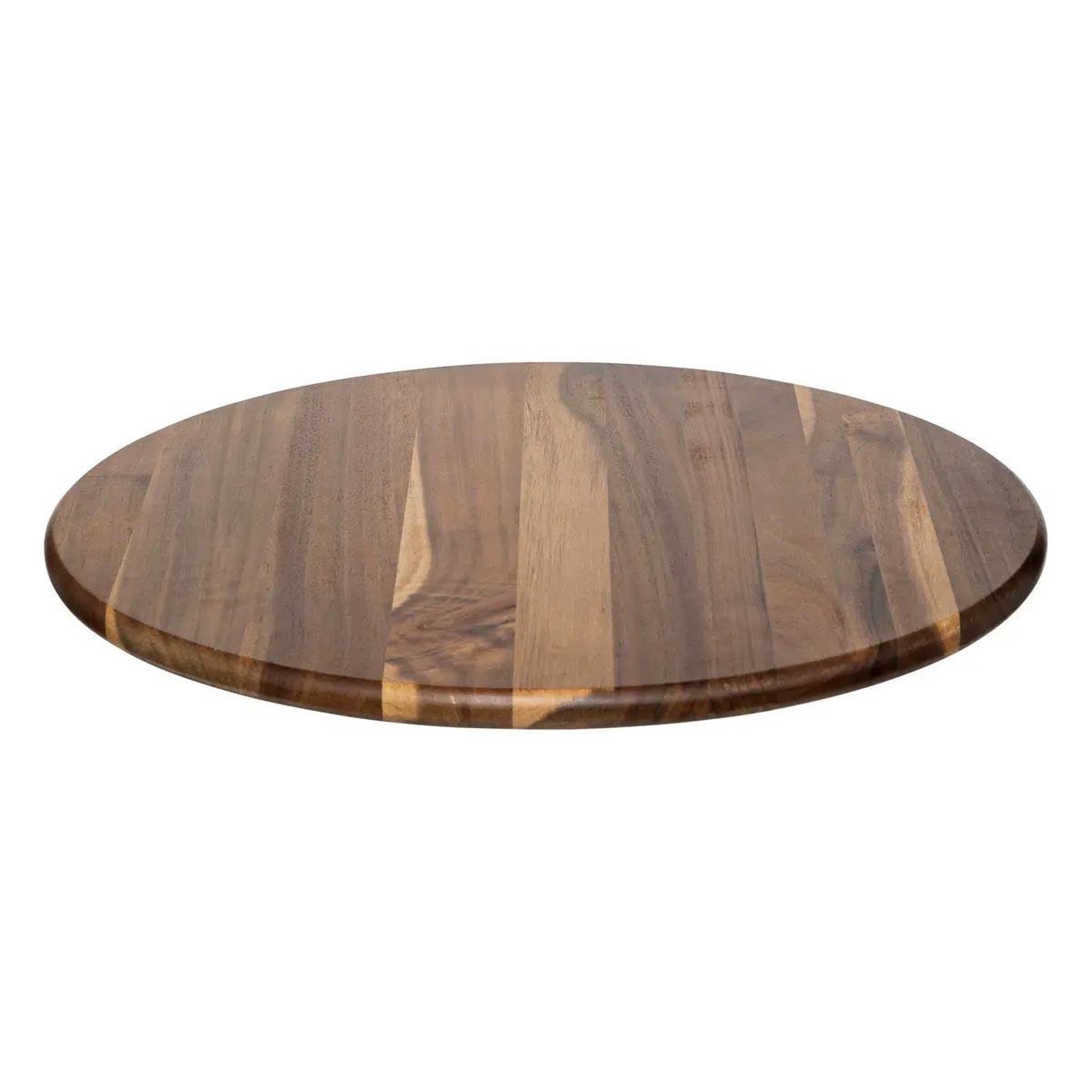 SECRET DE GOURMET Plat de présentation tournant  acacia  50cm marron