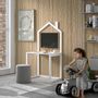 Voir la diapositive 2 : Paris Prix Bureau Enfant en Bois  Dallas  150cm Blanc