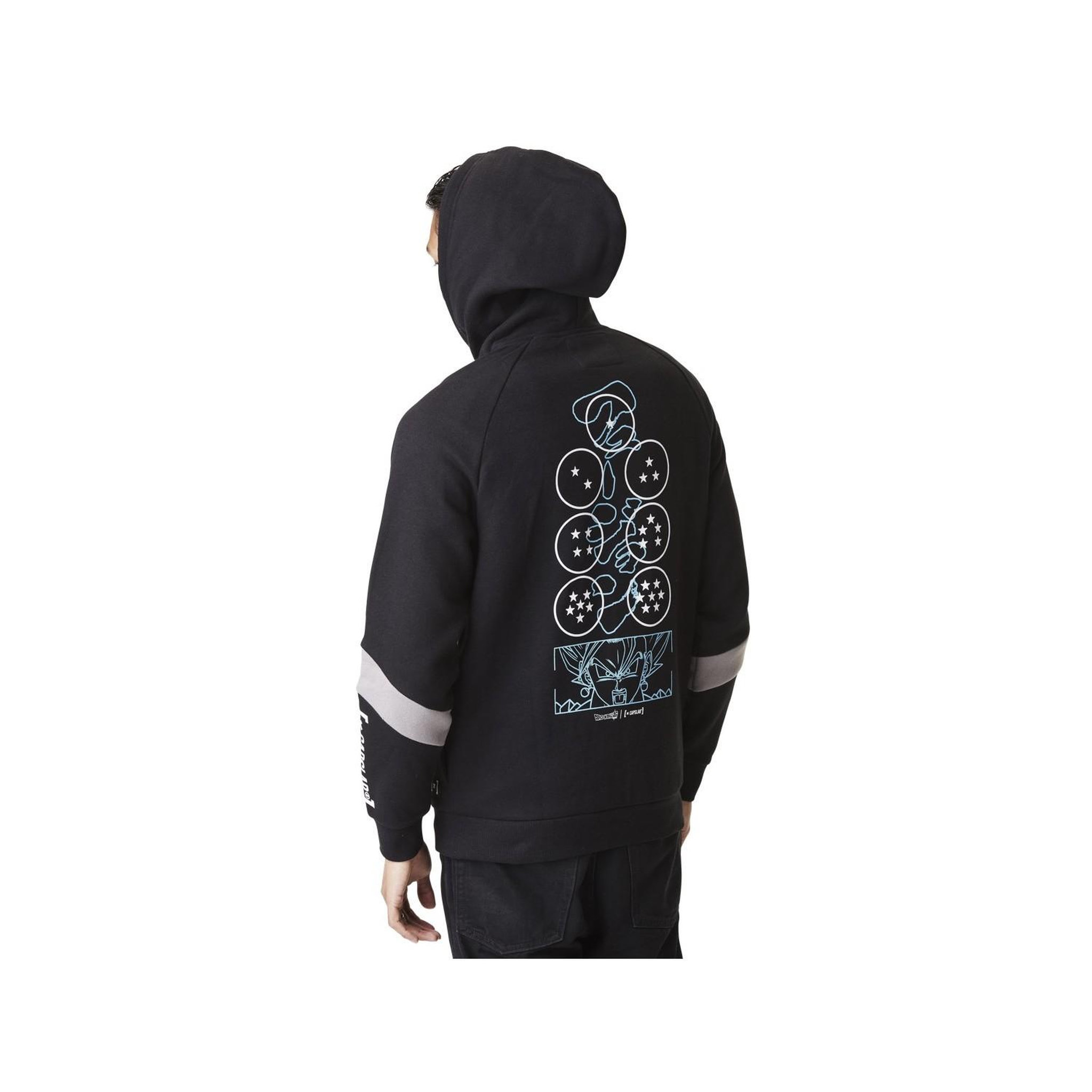 Voir la diapositive 2 : CAPSLAB Sweat à capuche homme dragon ball super vegeta