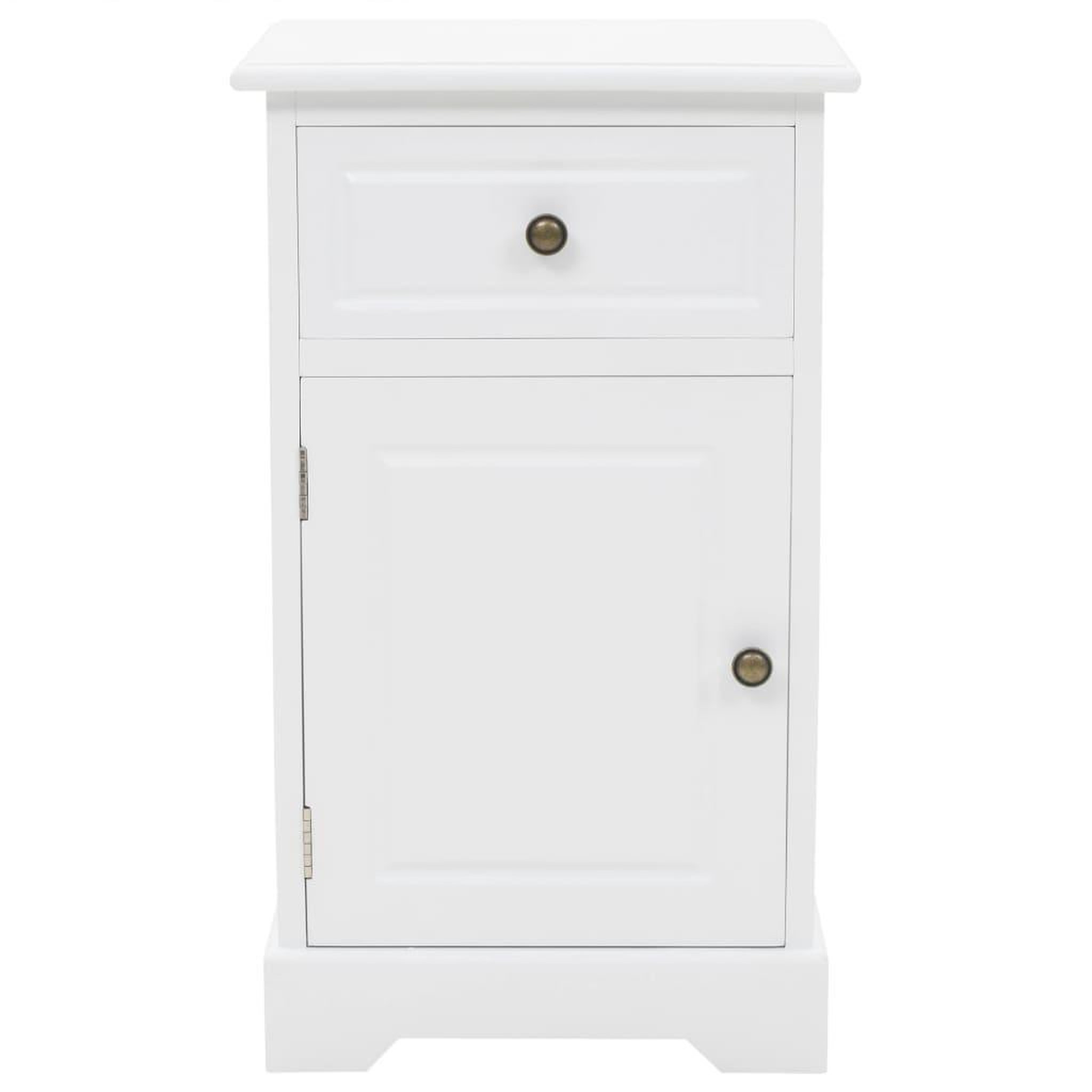 Voir la diapositive 2 : VIDAXL Table de chevet bois de pin 35x32x59 cm