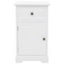 Voir la diapositive 2 : VIDAXL Table de chevet MDF et bois de pin 35x32x59 cm