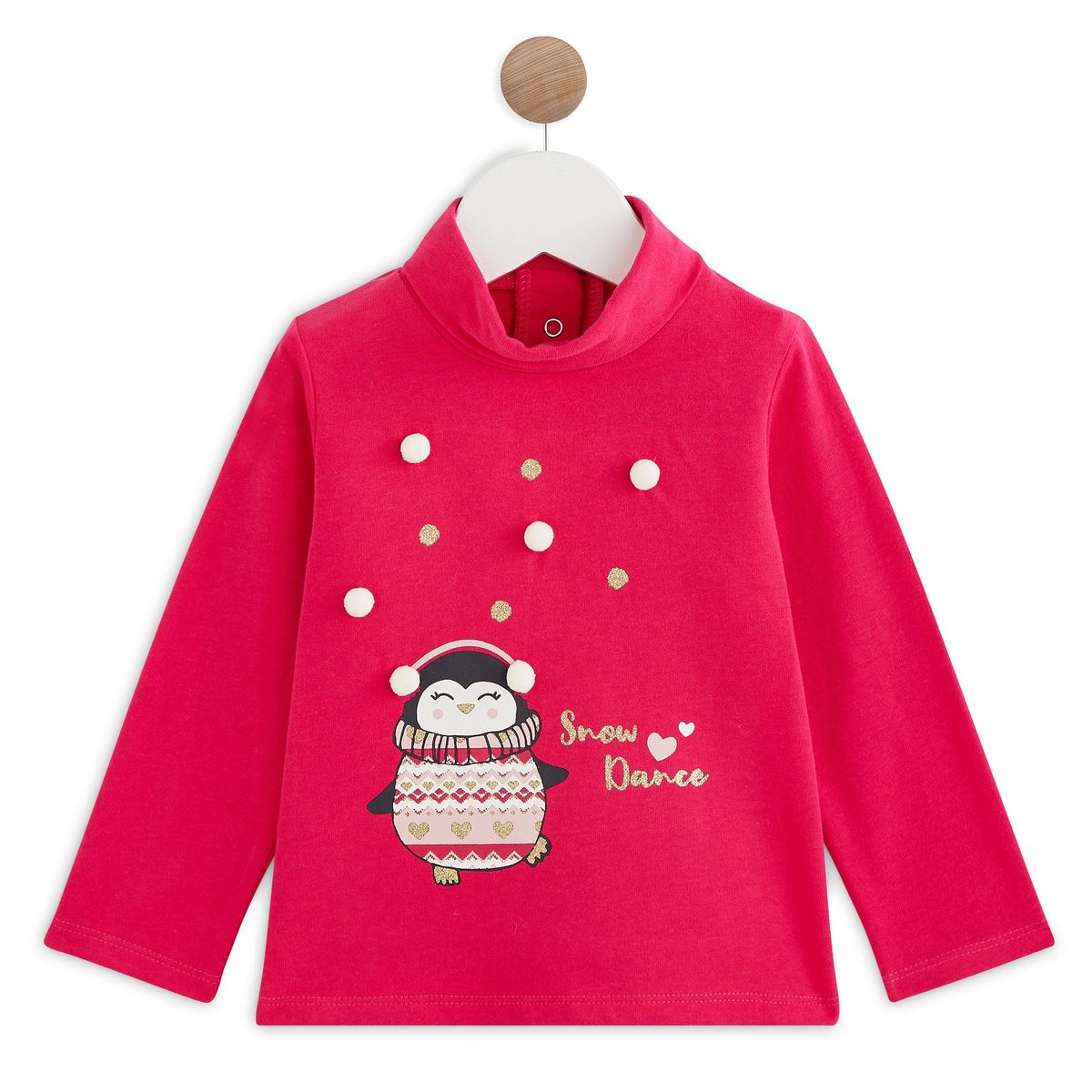 IN EXTENSO Sous pull pingouins bébé fille