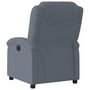 Voir la diapositive 5 : VIDAXL Fauteuil inclinable Gris fonce Velours