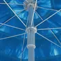 VIDAXL Parasol de plage Hawaii Bleu 180 cm