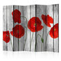 Voir la diapositive 1 : Paris Prix Paravent 5 Volets  Tale of Red Poppies  172x225cm