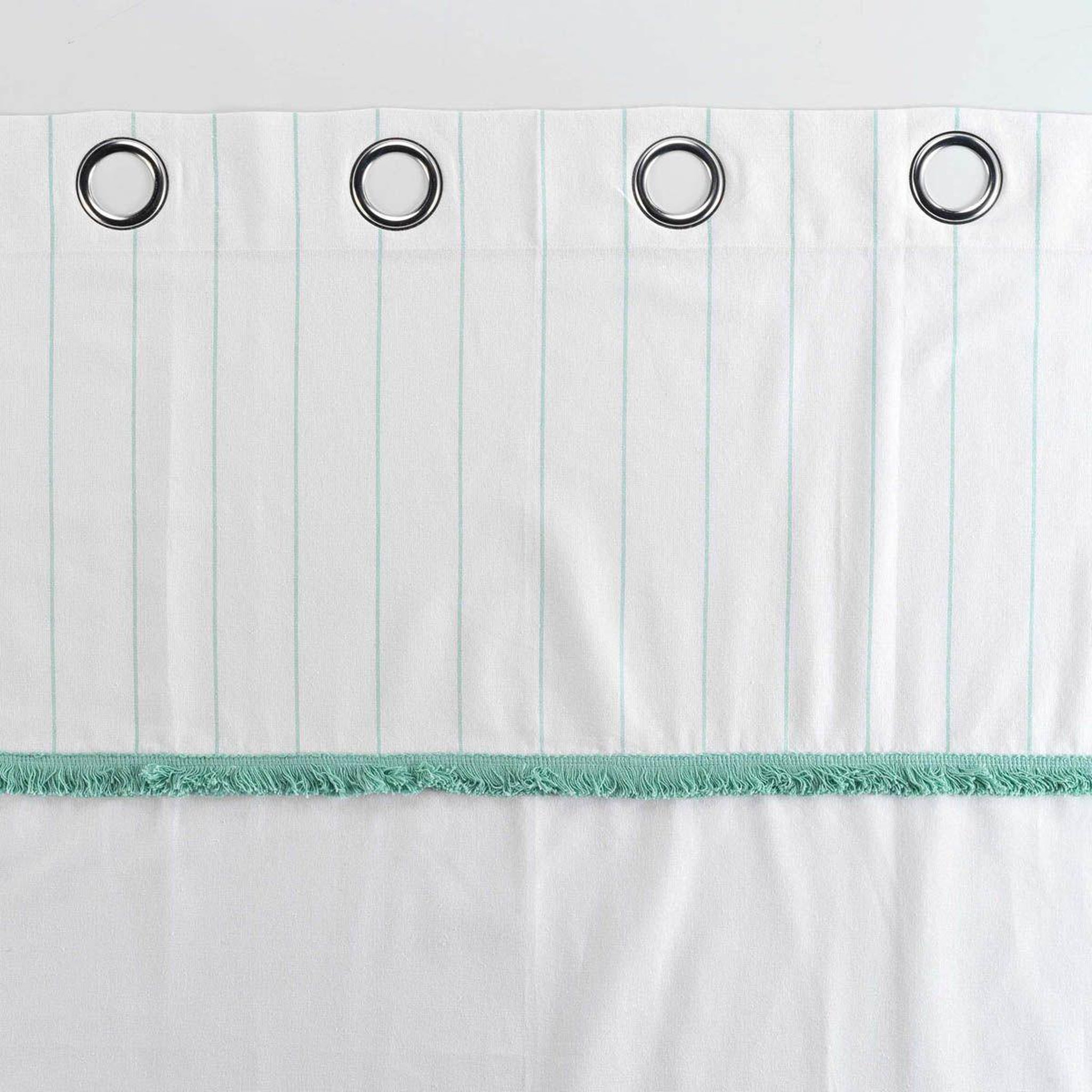 Voir la diapositive 4 : Douceur d'Intérieur Rideau à œillets  alizée  140x240cm menthe
