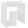 Voir la diapositive 6 : VIDAXL Tables de chevet 2 pcs blanc 40x30x40 cm bois d'ingenierie