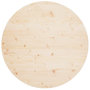 Voir la diapositive 1 : VIDAXL Dessus de table Ø90x2,5 cm Bois de pin massif