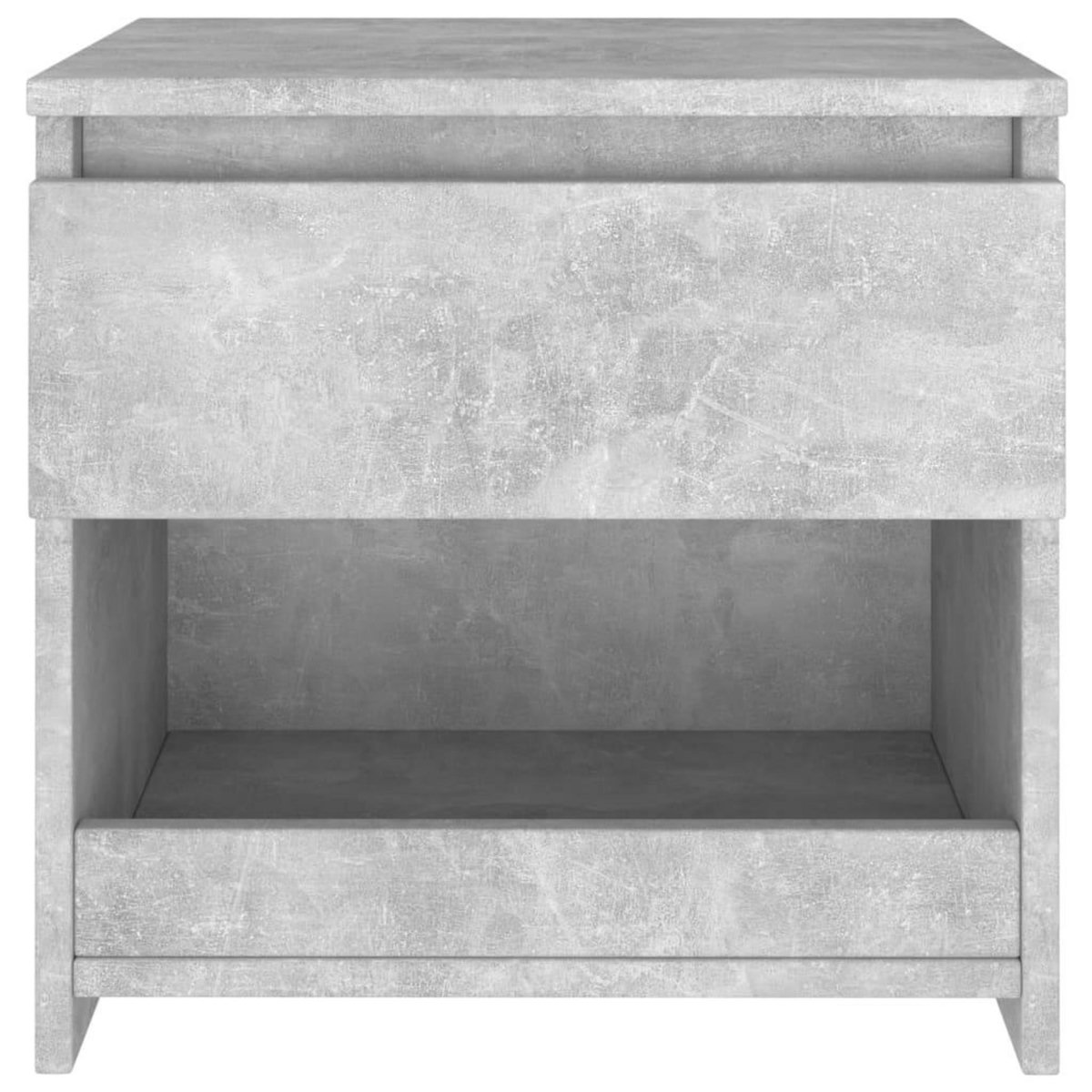 VIDAXL Table de chevet Gris beton 40x30x39 cm Agglomere