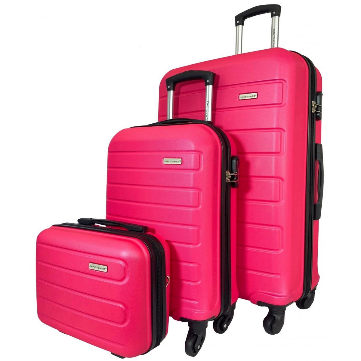 David Jones Lot 2 valises cabine et soute et vanity rigides