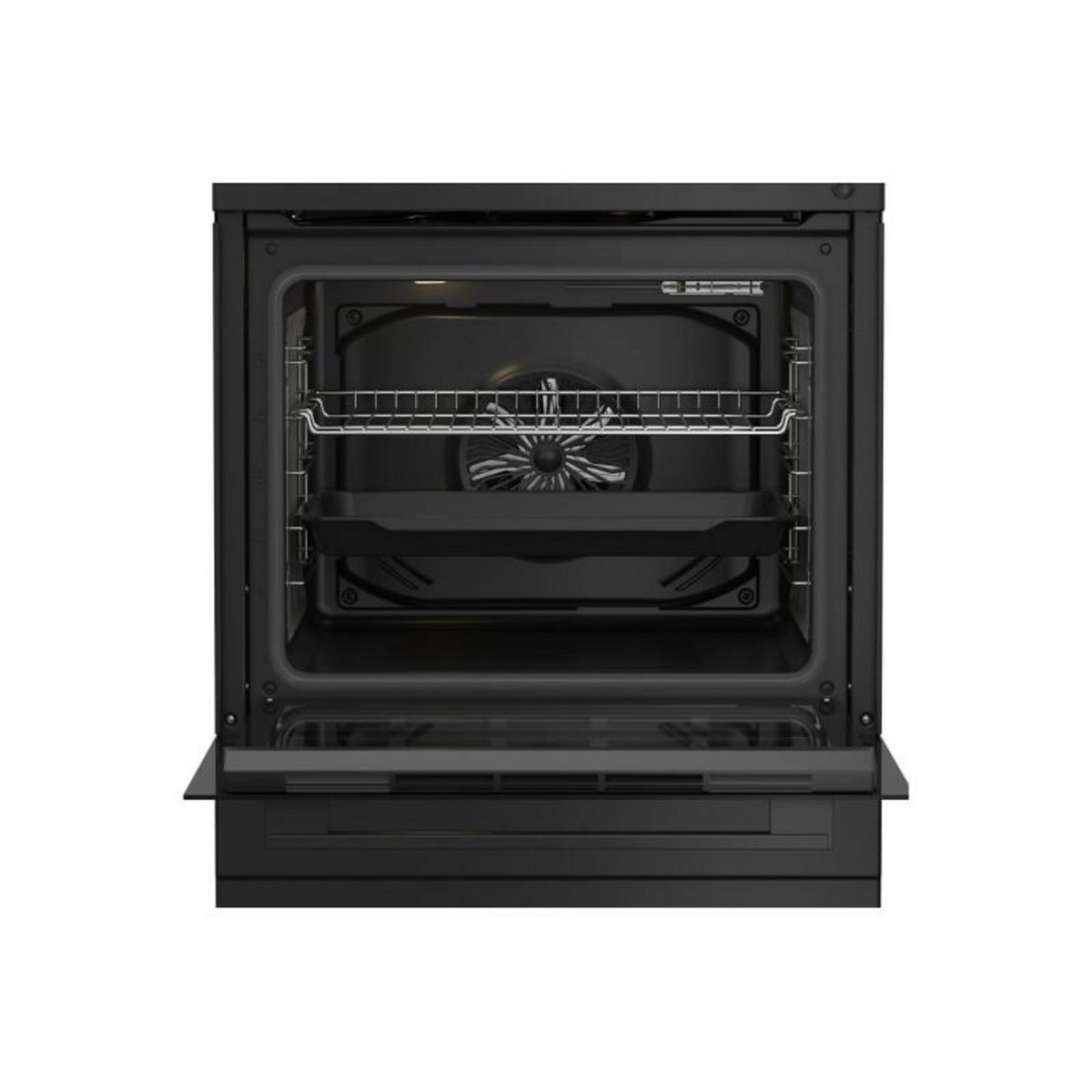 Indesit Cuisinière mixte Indesit I6M5PCB Noir