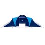 Voir la diapositive 4 : VIDAXL Tente de camping Tissu 9 personnes Bleu fonce et bleu