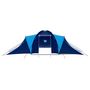 Voir la diapositive 4 : VIDAXL Tente de camping Tissu 9 personnes Bleu fonce et bleu