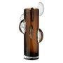 Voir la diapositive 1 : Paris Prix Vase Design en Verre  Steggy  37cm Marron