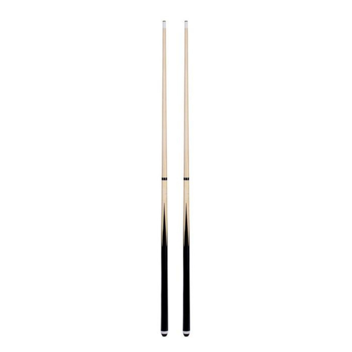 Paris Prix Lot de 2 Queues de Billard  Bill  122cm Naturel