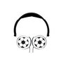 Voir la diapositive 3 : Lexibook Casque stéréo filaire pliable Football avec limitation de volume d'écoute