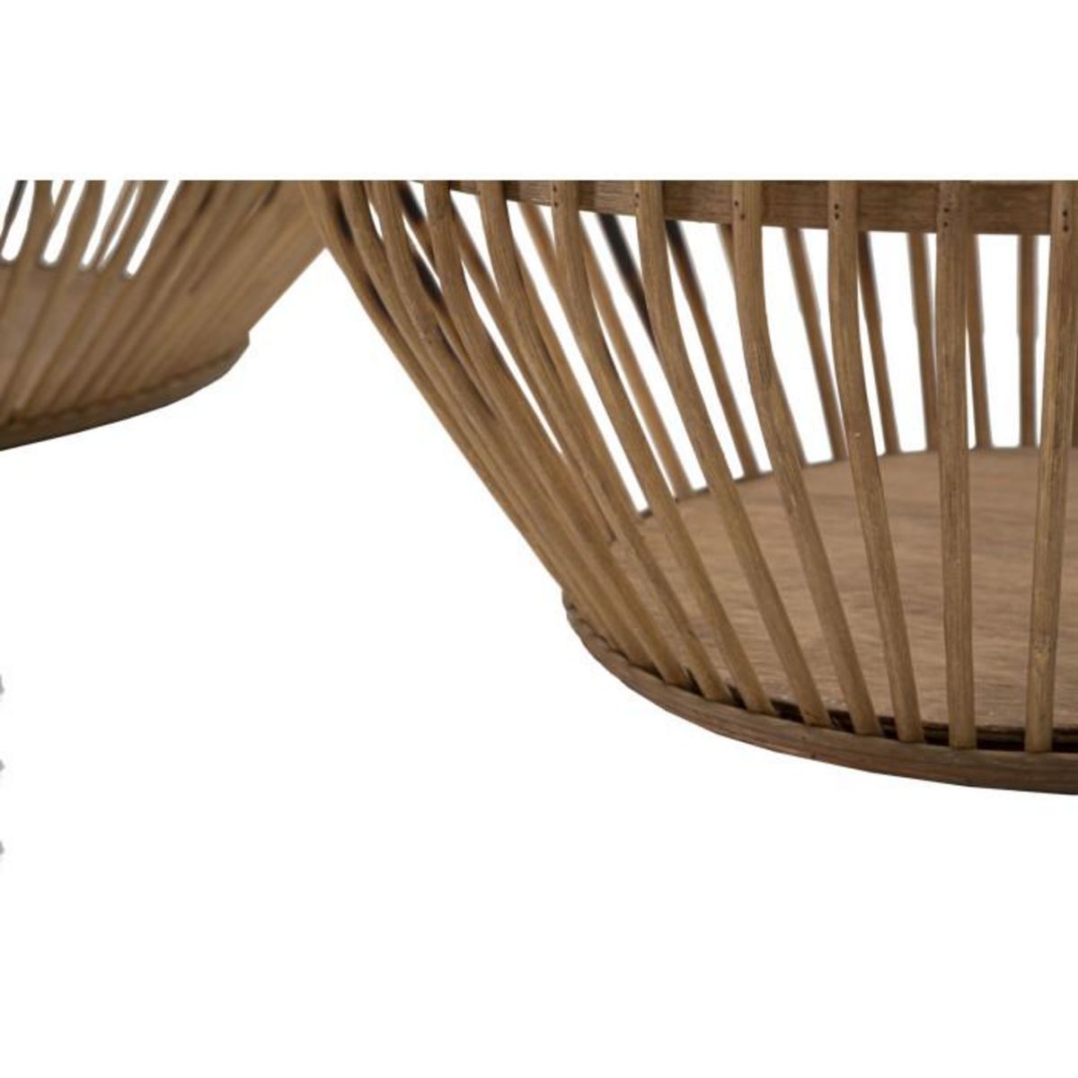 Paris Prix Lot de 2 Paniers Déco  Fuji  47cm Naturel