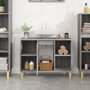 Voir la diapositive 3 : VIDAXL Meuble d'evier sonoma gris 80x33x60 cm bois d'ingenierie