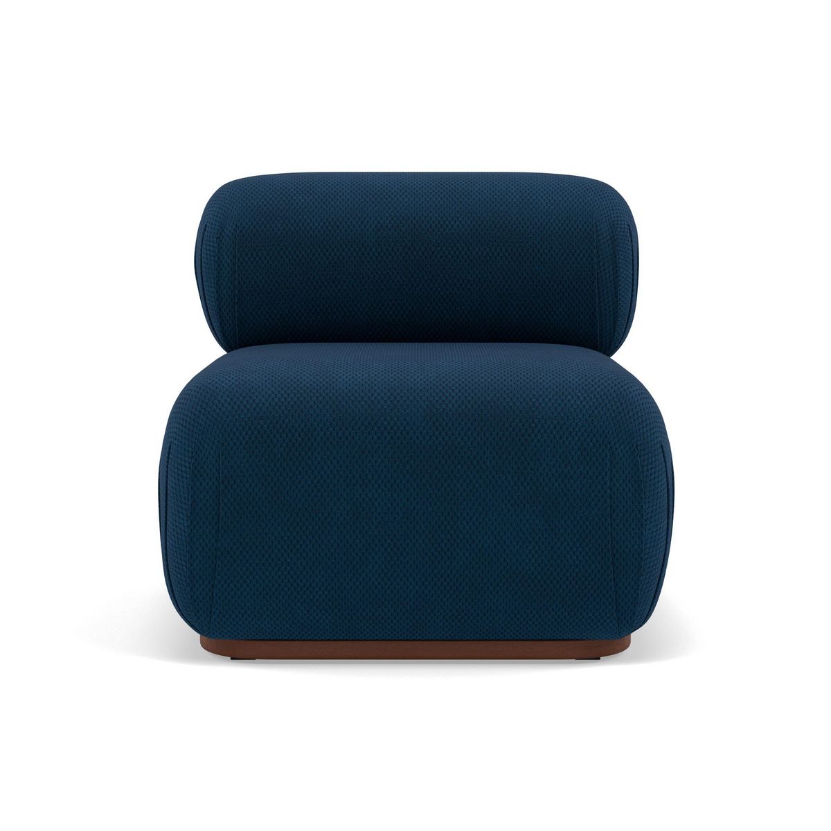 LISA DESIGN Penelope - module d'assise en velours texturé