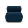 Voir la diapositive 2 : LISA DESIGN Penelope - module d'assise sans accoudoirs en velours texturé