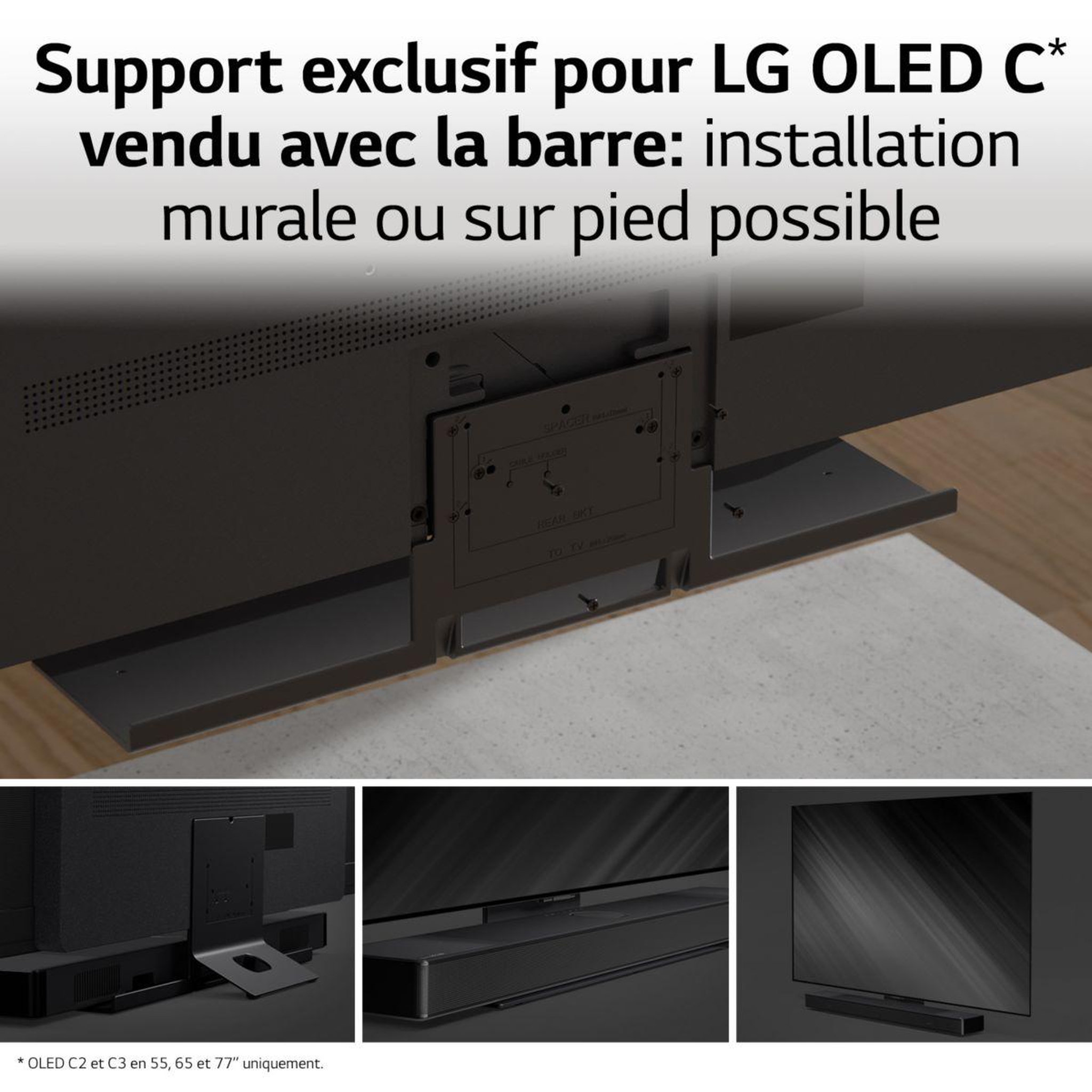 Voir la diapositive 5 : LG Barre de son 3.1.3 400w bluetooth noir - SC9S