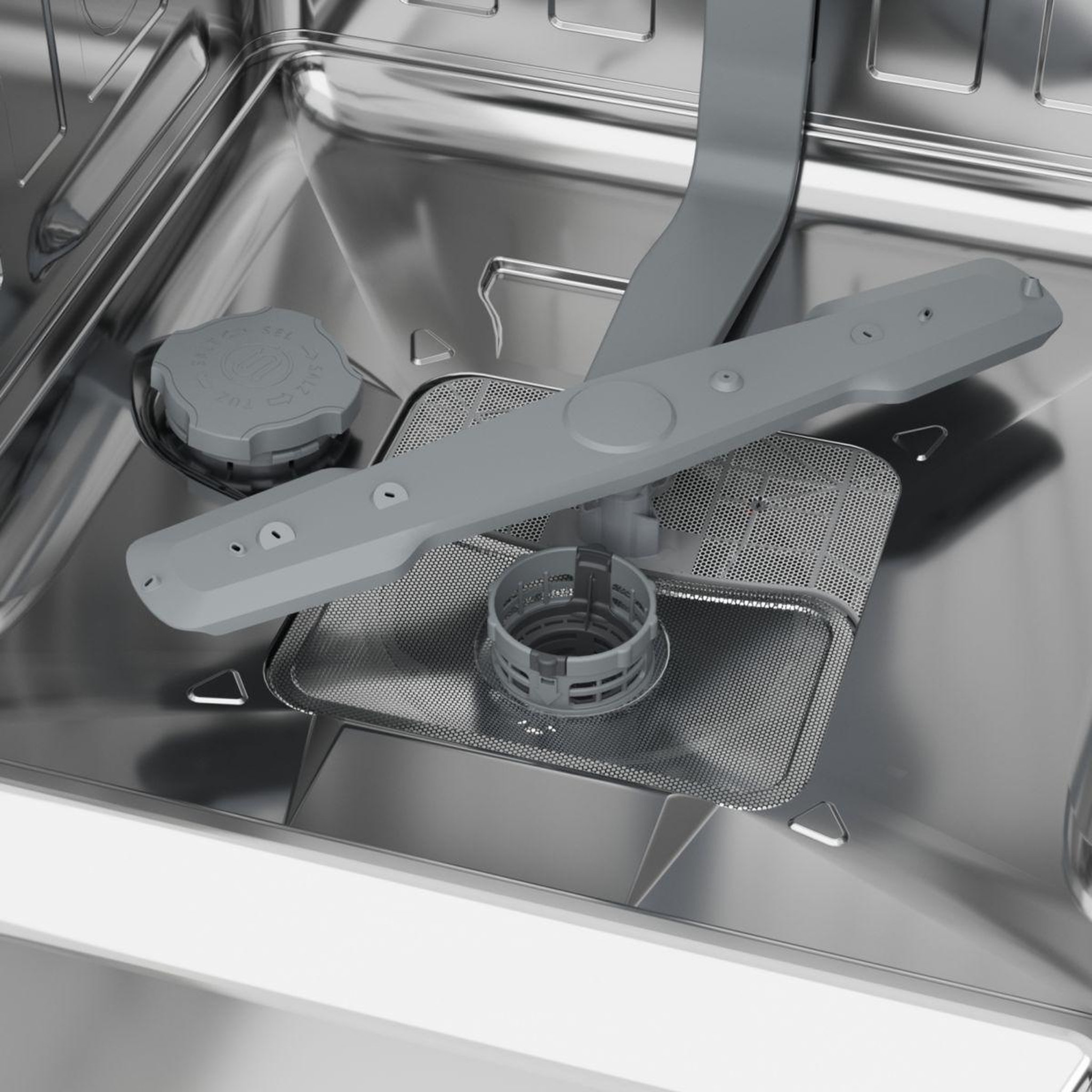 Voir la diapositive 5 : Beko Lave vaisselle encastrable bdin16430 glissières