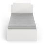 Voir la diapositive 3 : Lit 1 place 90x190/200 cm LOREDANA