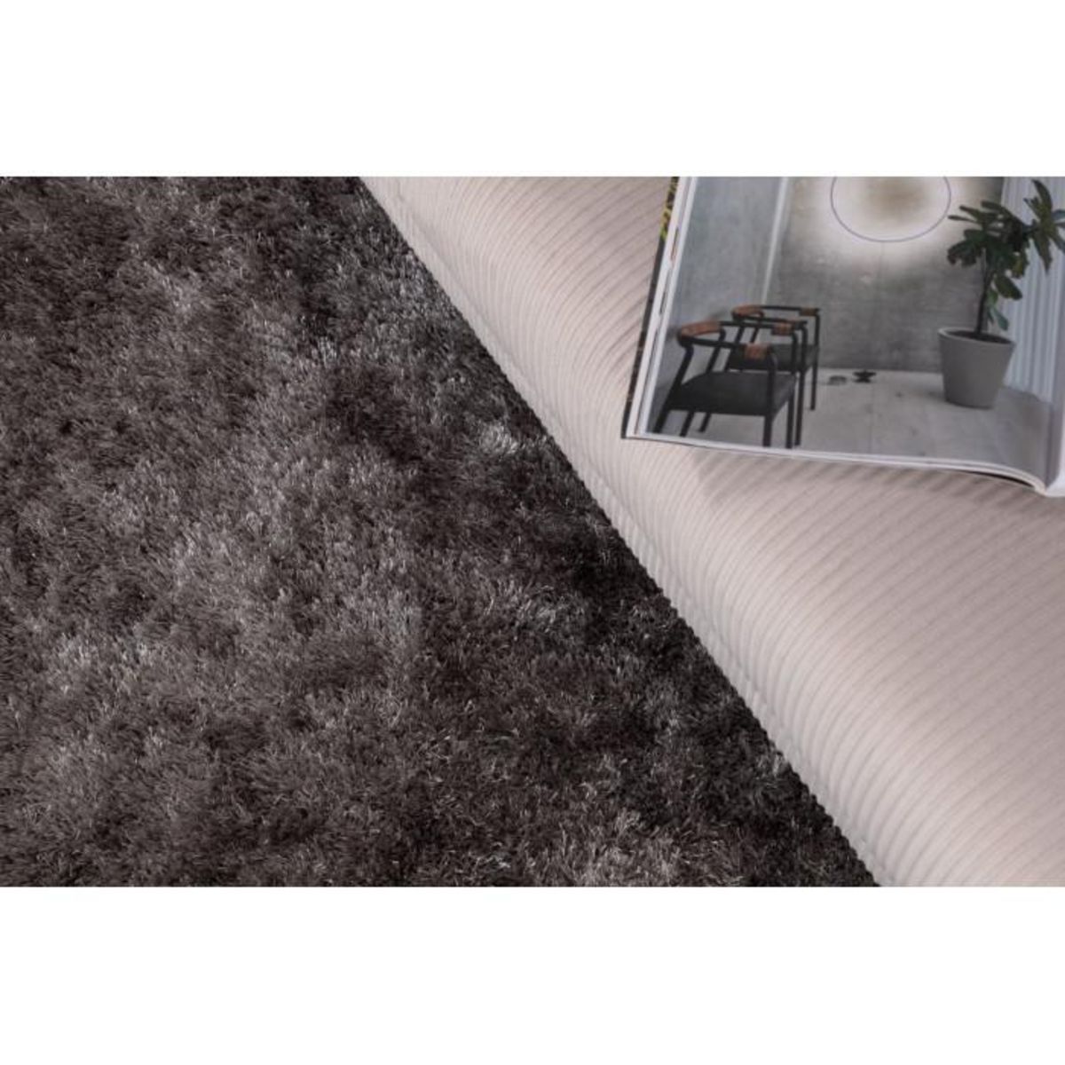 Paris Prix Tapis Déco  Mattis  200x290cm Gris