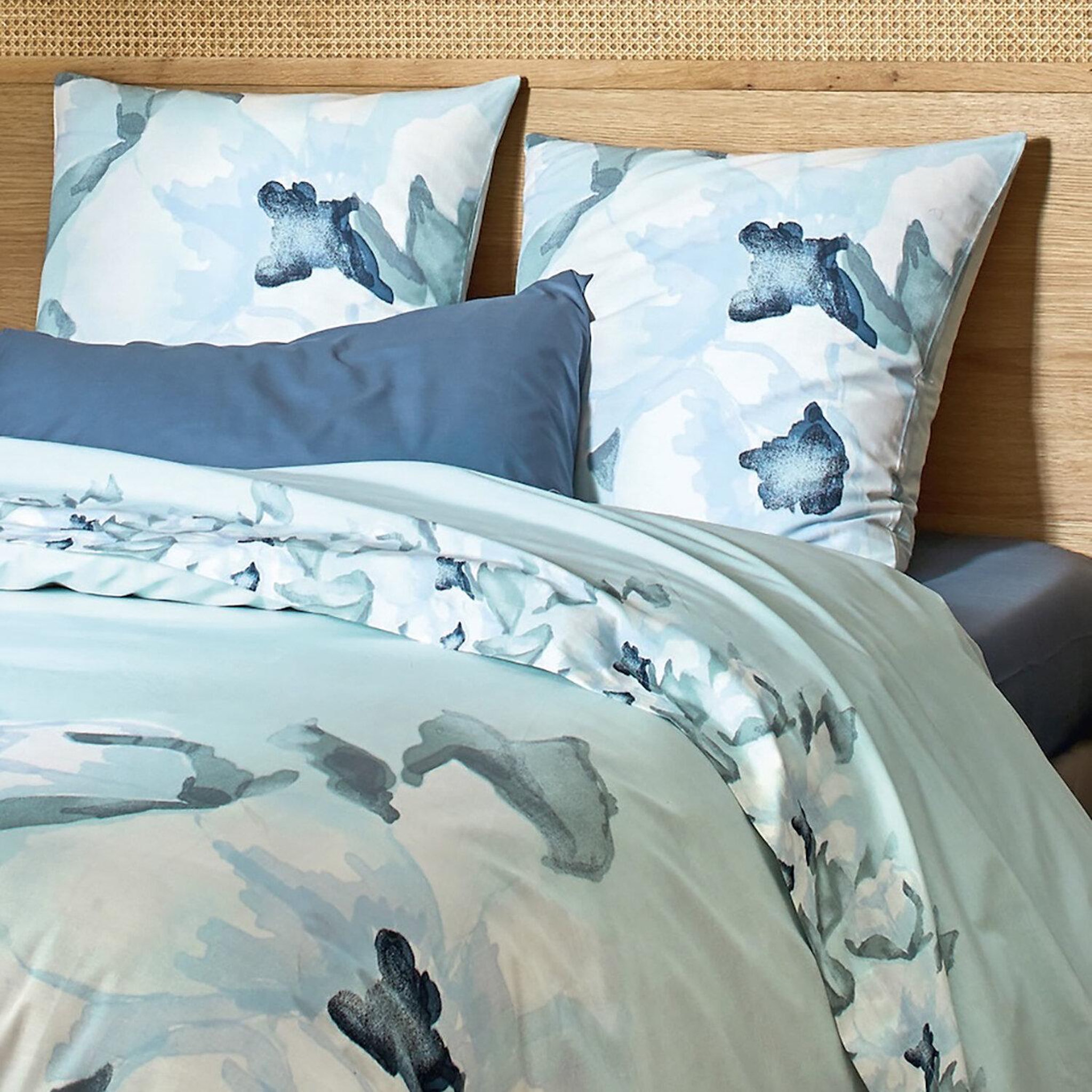 Voir la diapositive 3 : Home collection Parure de couette 3 pcs 260x240cm 100% coton 57 fils estrella