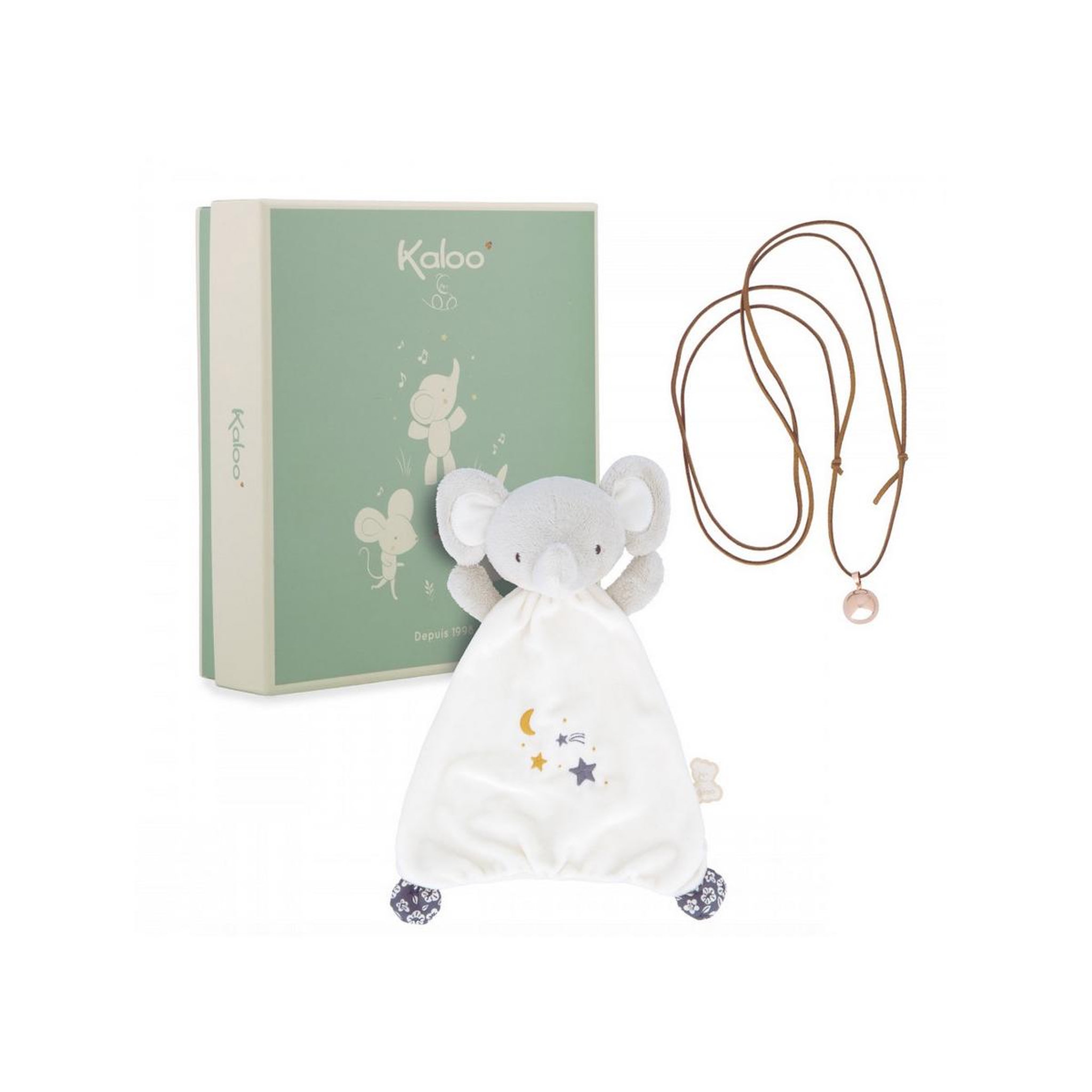 Kaloo Coffret bola et doudou éléphant