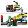 Voir la diapositive 5 : LEGO City Great Vehicles 60343 - Le Transport de L&rsquo;Hélicoptère de Secours, Jouet Camion