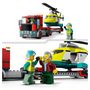 Voir la diapositive 5 : LEGO City Great Vehicles 60343 - Le Transport de L&rsquo;Hélicoptère de Secours, Jouet Camion