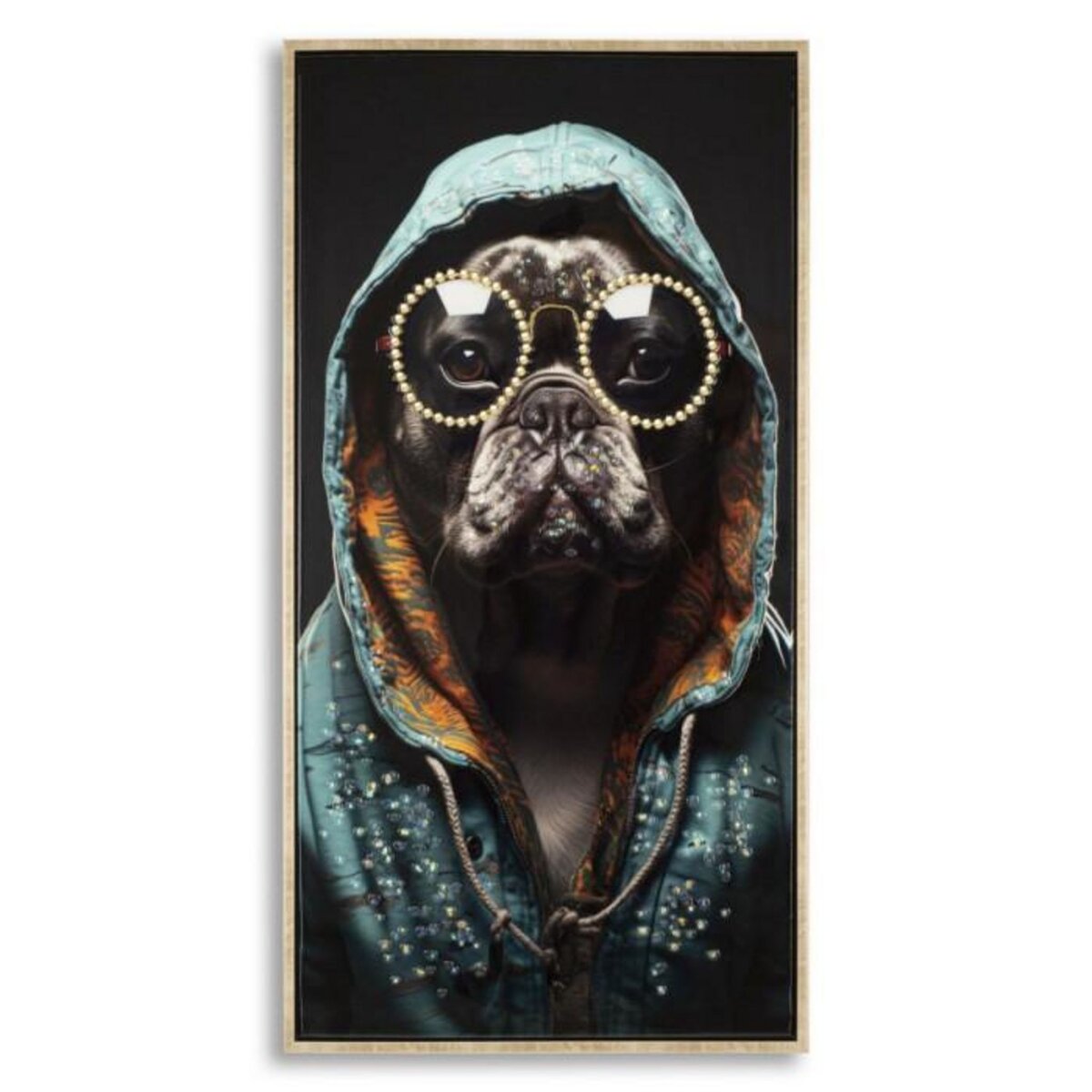 Paris Prix Tableau Imprimé Déco  Bad Bullie  42x82cm Multicolore