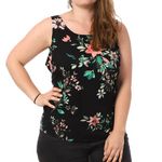 Vero Moda Débardeur Imprimé  Femme Vero Moda CURVE Tigers Eye. Coloris disponibles : Noir