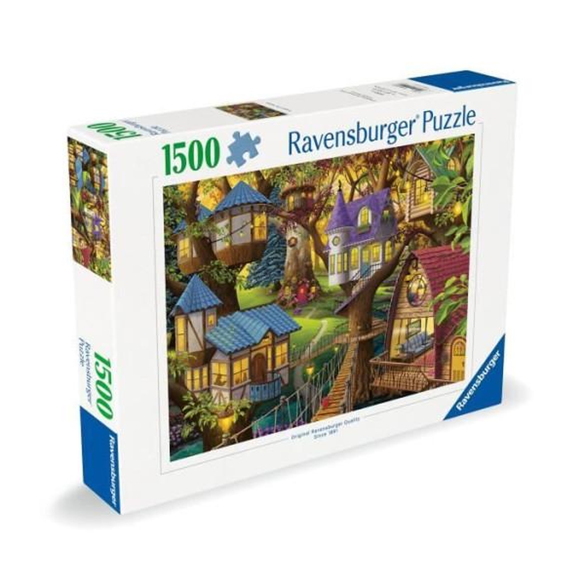Voir la diapositive 2 : RAVENSBURGER Puzzle 1500 pieces : crépuscule a la cime des arbres