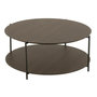 Voir la diapositive 1 : Paris Prix Table Basse Design  Rodolfo  93cm Marron Foncé