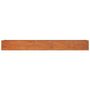 Voir la diapositive 4 : VIDAXL Lit sureleve de jardin rouille 400x80x45 cm acier corten
