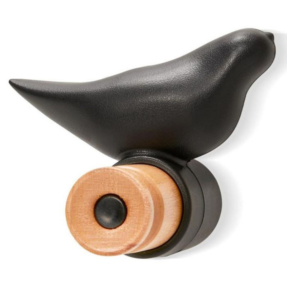 Paris Prix Patère 1 Crochet Design  Oiseau  11cm Noir