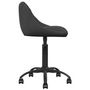 Voir la diapositive 4 : VIDAXL Chaise de salle a manger Noir Velours