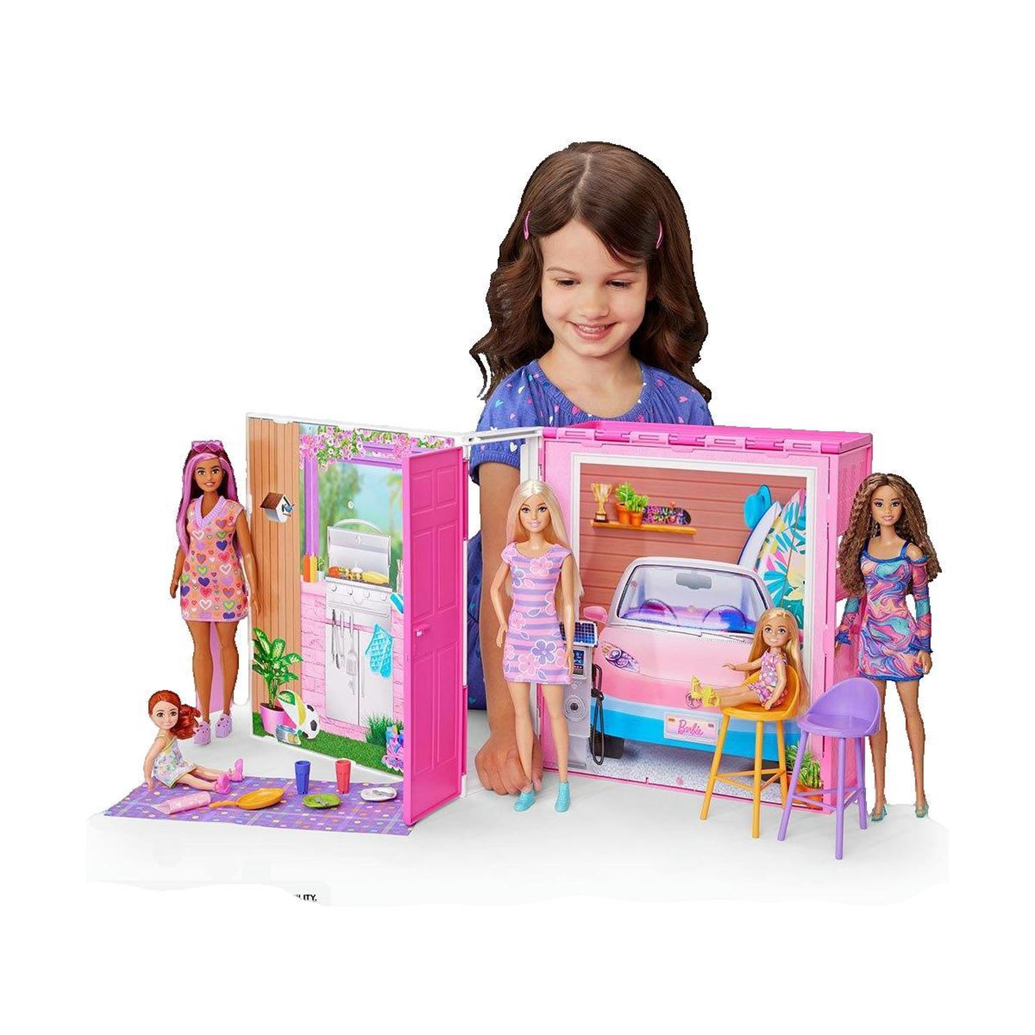 Voir la diapositive 2 : MATTEL Maison de poupée Mattel multicolore