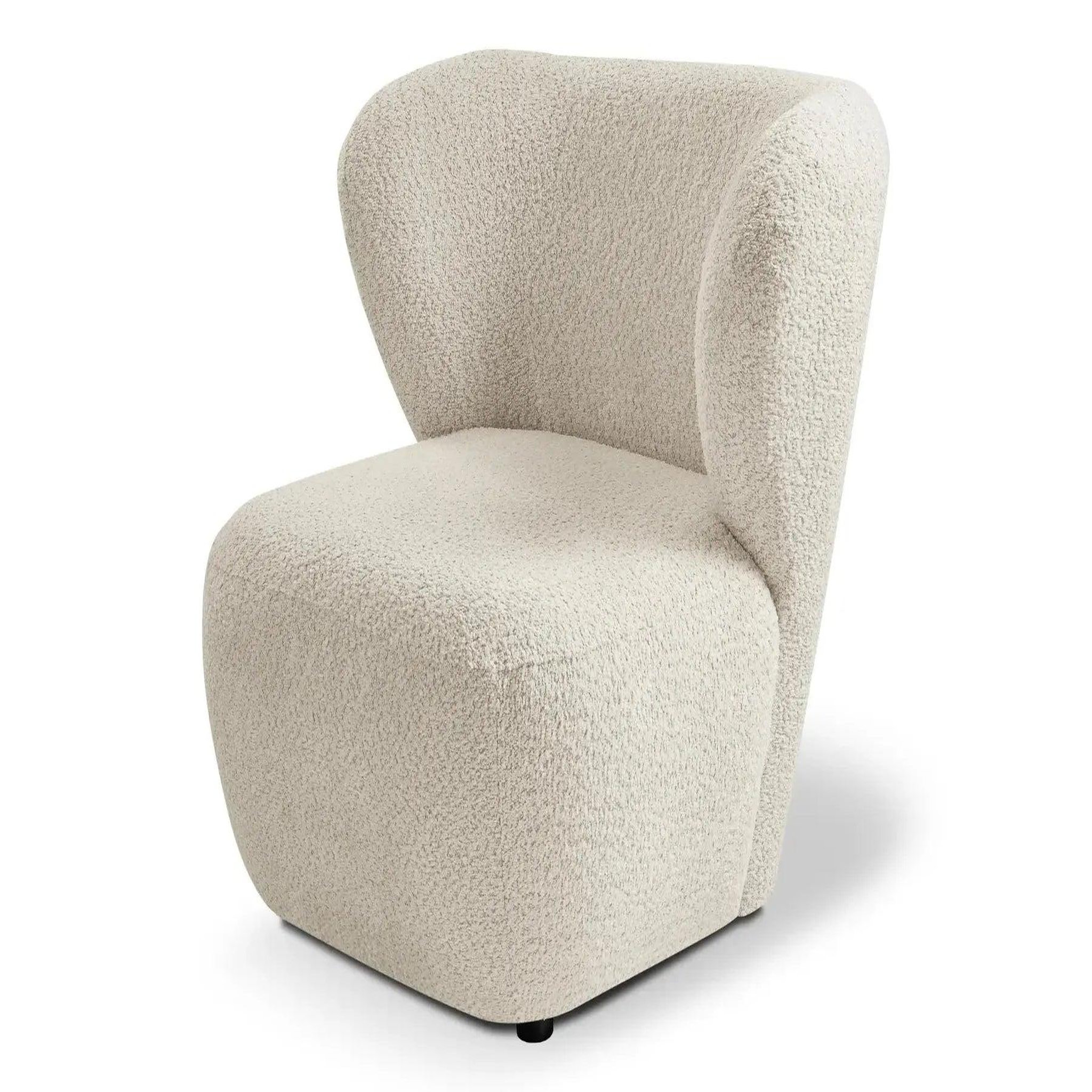 Voir la diapositive 3 : CASANOVA PARIS Capri - fauteuil tissu bouclette