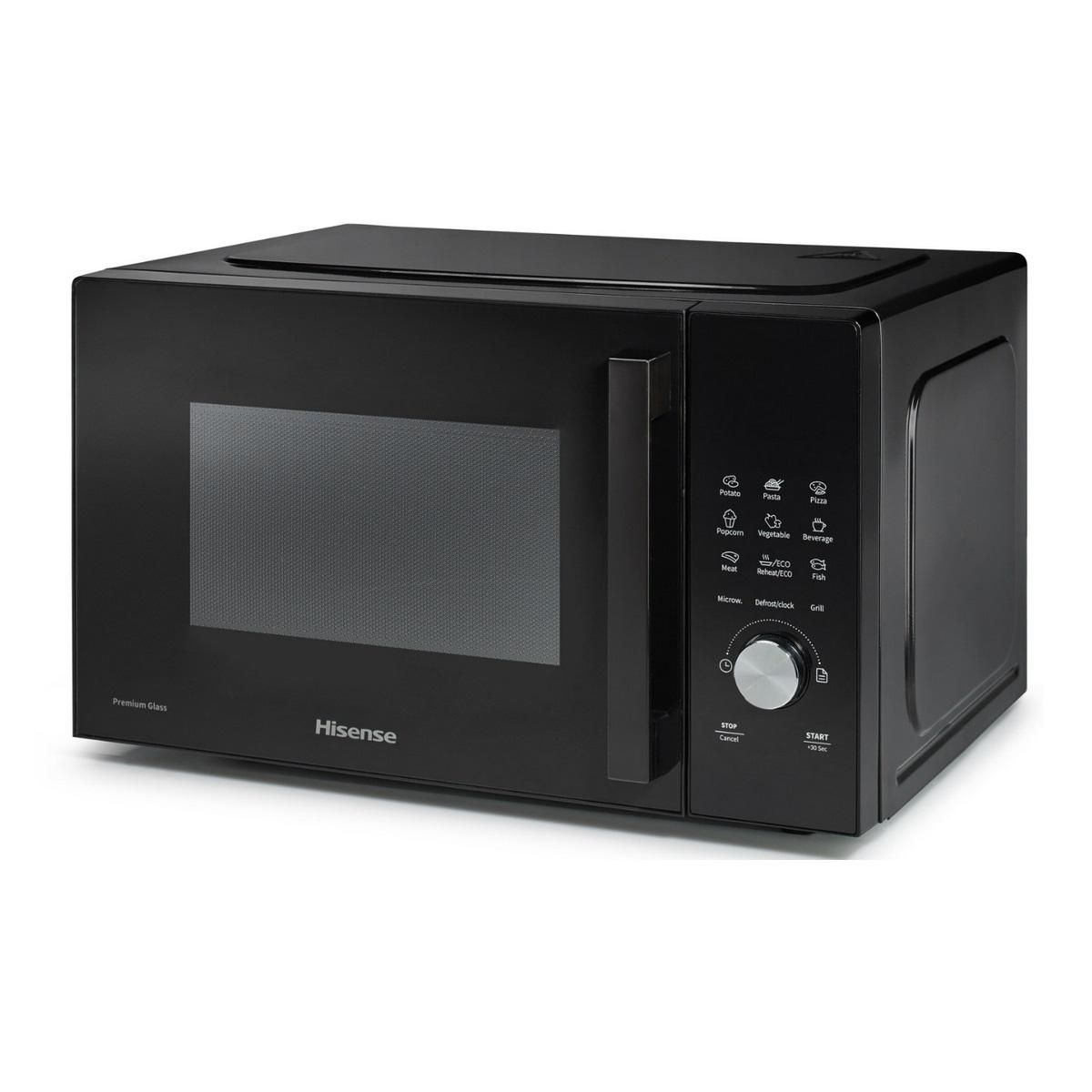Hisense Micro-ondes grill 23l 800w noir - H23MOBSD1HG