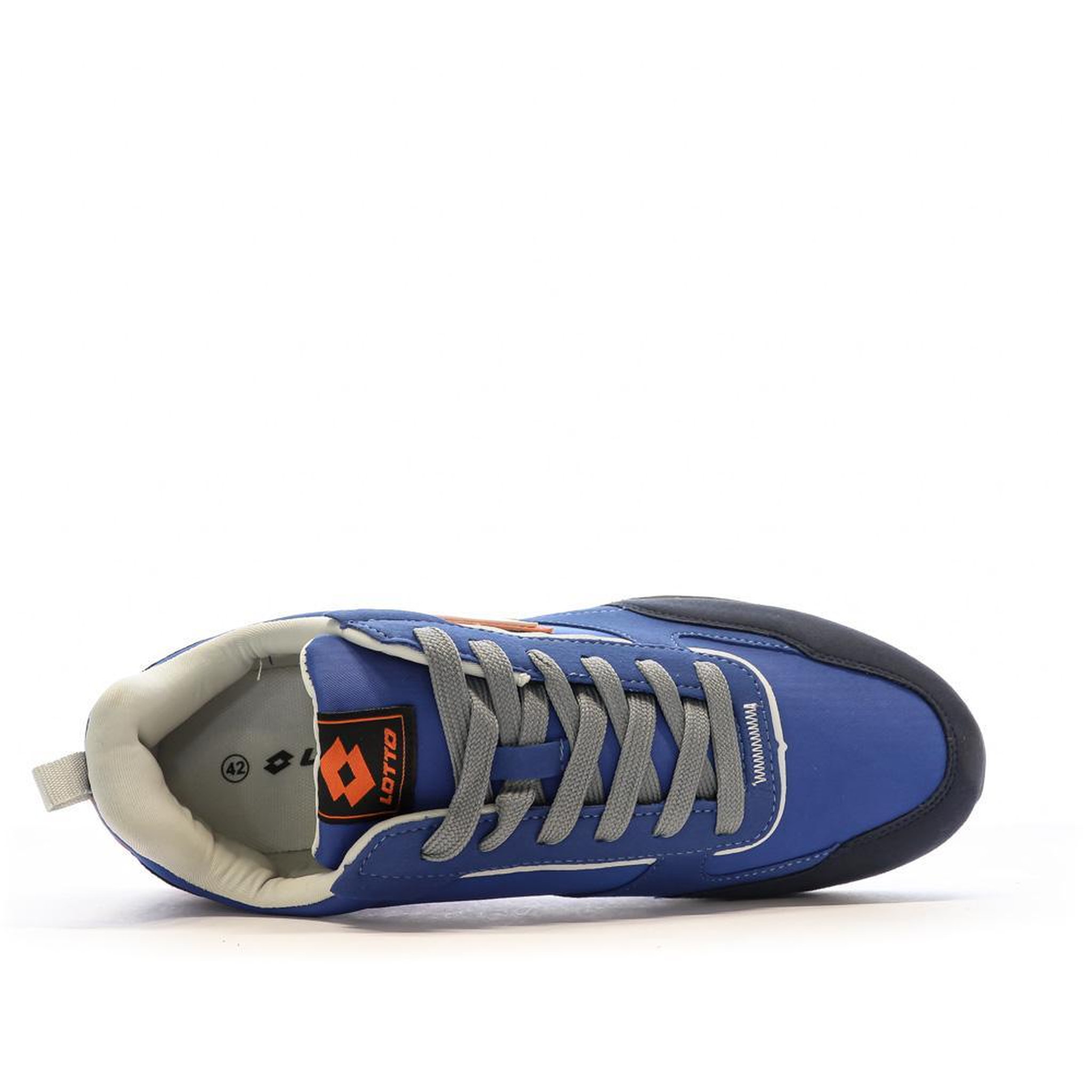 Voir la diapositive 4 : LOTTO Baskets Bleu/Blanc/Orange Homme Lotto Twenty 5